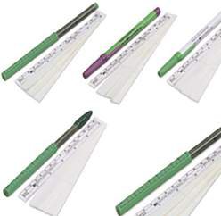 Marker Surgical Skin Marker Devon™ Gentian Violet Regular Tip / Fine Tip Rule Cap and Flexible Ruler Sterile (25/BX 4BX/CS) by Cardinal  ID 31160560